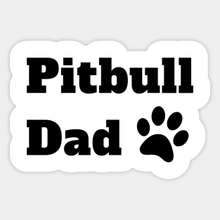 Pitbull Dad Sticker